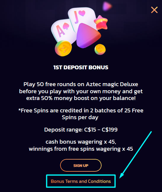 claim the bonus