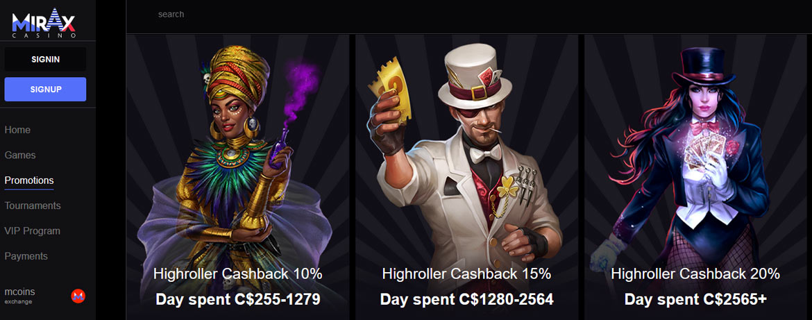 Mirax Casino